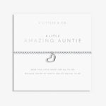 Load image into Gallery viewer, A Littles & Co. Bracelet - Amazing Auntie Heart | Silver