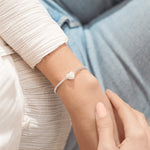 Load image into Gallery viewer, A Littles & Co. Bracelet - Marvelous Mom | Silver Ivory