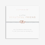 Load image into Gallery viewer, A Littles & Co. Bracelet - Beautiful Friend | Silver Rose Gold