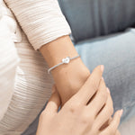 Load image into Gallery viewer, A Littles & Co. Bracelet - Love You Mom (Mom Hrt) | Slvr