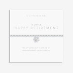 Load image into Gallery viewer, A Littles & Co. Bracelet - Happy Retirement | Silver