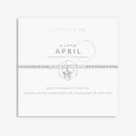 Load image into Gallery viewer, A Littles & Co. Bracelet - Birthstone Apr Rock Crystal | Silver
