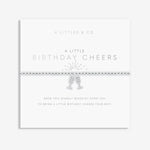 Load image into Gallery viewer, A Littles & Co. Bracelet - Birthday Cheers Sparkle | Silver
