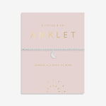 Load image into Gallery viewer, A Littles & Co. Anklet - Silver Moon Circle | Silver