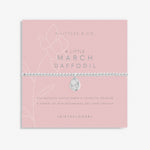 Load image into Gallery viewer, A Littles & Co. Bracelet - Birthflower March Daffodil | Silver