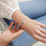Load image into Gallery viewer, A Littles & Co. Bracelet - Birthflower May Lily of the Valley | Silver