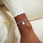 Load image into Gallery viewer, A Littles & Co. Bracelet - Birthflower July Water Lily | Silver