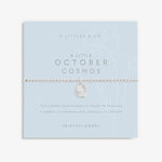 Load image into Gallery viewer, A Littles & Co. Bracelet - Birthflower Oct Cosmos | Silver