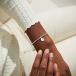 Load image into Gallery viewer, A Littles & Co. Bracelet - Birthflower Nov Chrysanthemum | Silver