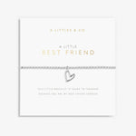 Load image into Gallery viewer, A Littles & Co. Bracelet - Best Friend Single Heart | Silver