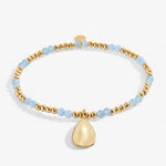 Load image into Gallery viewer, A Littles & Co. Bracelet - Birthstone Mar Aqua Gld
