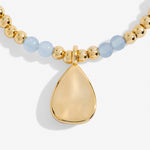 Load image into Gallery viewer, A Littles & Co. Bracelet - Birthstone Mar Aqua Gld