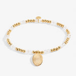 Load image into Gallery viewer, A Littles & Co. Bracelet - Birthstone Apr Rock Crystal | Gold