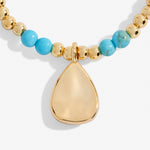 Load image into Gallery viewer, A Littles & Co. Bracelet - Birthstone Dec Turquoise | Gold