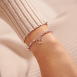 Load image into Gallery viewer, A Littles & Co. Bracelet - Darling Daughter Gemstone Heart