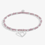 Load image into Gallery viewer, A Littles & Co. Bracelet - Darling Daughter Gemstone Heart