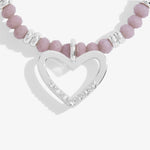 Load image into Gallery viewer, A Littles & Co. Bracelet - Darling Daughter Gemstone Heart