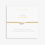 Load image into Gallery viewer, A Littles & Co. Bracelet - Angel Wing Pavé | Gold
