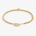 Load image into Gallery viewer, A Littles & Co. Bracelet - Angel Wing Pavé | Gold