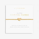 Load image into Gallery viewer, A Littles & Co. Bracelet - Caring Nurse Heart | Gold