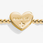 Load image into Gallery viewer, A Littles & Co. Bracelet - Caring Nurse Heart | Gold