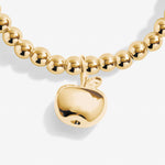 Load image into Gallery viewer, A Littles & Co. Bracelet - Thank You Teacher Apple | Gold