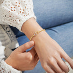 Load image into Gallery viewer, A Littles & Co. Bracelet - Hip Hip Hooray | Gold