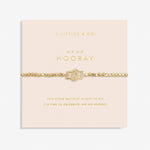 Load image into Gallery viewer, A Littles & Co. Bracelet - Hip Hip Hooray | Gold