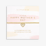 Load image into Gallery viewer, A Littles & Co. Bracelet - Happy Mother's Day Outline | Gold