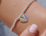 Load image into Gallery viewer, A Littles & Co. Bracelet - Love is Love | Silver