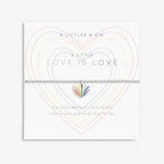 Load image into Gallery viewer, A Littles & Co. Bracelet - Love is Love | Silver