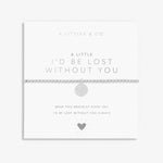 Load image into Gallery viewer, A Littles & Co. Bracelet - Lost Without You | Silver