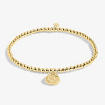 Load image into Gallery viewer, A Littles & Co. Bracelet - Birthflower Feb Violet Gold