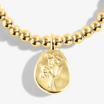 Load image into Gallery viewer, A Littles & Co. Bracelet - Birthflower Feb Violet Gold