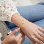 Load image into Gallery viewer, A Littles & Co. Bracelet - Birthflower June Rose | Gold