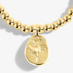 Load image into Gallery viewer, A Littles & Co. Bracelet - Birthflower Aug Poppy | Gold