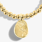 Load image into Gallery viewer, A Littles & Co. Bracelet - Birthflower Sep Aster | Gold