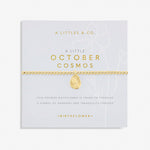 Load image into Gallery viewer, A Littles & Co. Bracelet - Birthflower Oct Cosmos | Gold