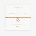 Load image into Gallery viewer, A Littles & Co. Bracelet - Marvelous Mom Heart Stone | Gold