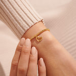 Load image into Gallery viewer, A Littles & Co. Bracelet - Birthday Girl Gold Heart | Gold