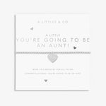 Load image into Gallery viewer, A Littles & Co. Bracelet - Going to be an Aunt | Slvr