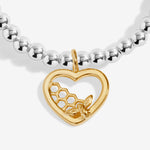 Load image into Gallery viewer, A Littles & Co. Bracelet - Make Today Bee-utiful | Slvr Gld