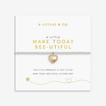 Load image into Gallery viewer, A Littles & Co. Bracelet - Make Today Bee-utiful | Slvr Gld