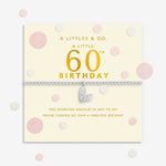 Load image into Gallery viewer, A Littles & Co. Bracelet - Confetti 60th Bday | Slvr