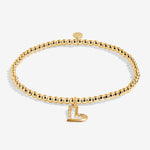 Load image into Gallery viewer, A Littles & Co. Bracelet - Love You Mom (Sprkle Hrt) | Gold