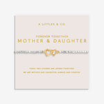 Load image into Gallery viewer, A Littles & Co. Bracelet - Forever Mother & Daughter | Slvr Gold
