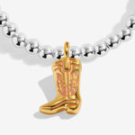 Load image into Gallery viewer, A Littles & Co. Bracelet - Yee Haw (boot) | Slvr Gld