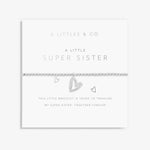 Load image into Gallery viewer, A Littles & Co. Junior Bracelet - Super Sister | Silver