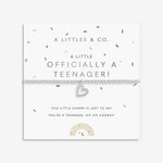 Load image into Gallery viewer, A Littles & Co. Junior Bracelet - Officially Teenager | Slvr