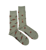 Load image into Gallery viewer, Men's Midcalf Socks - Beaver & Log